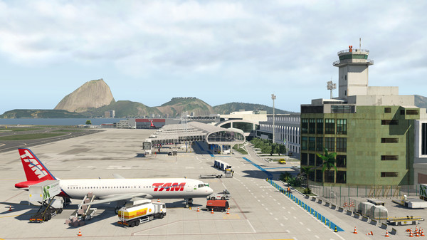 Скриншот из X-Plane 11 - Add-on: Aerosoft - Airport Rio de Janeiro – Santos Dumont