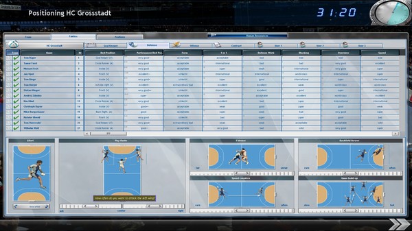 Скриншот из Handball Manager - TEAM