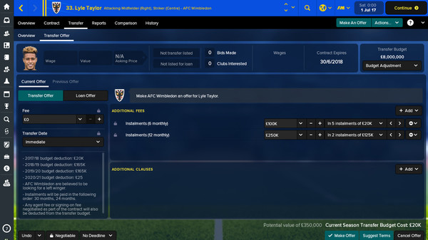 Football Manager Touch 2018 image