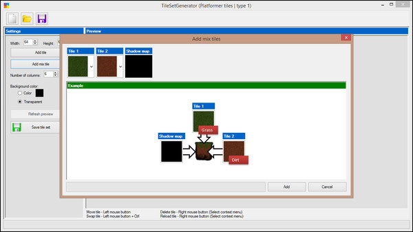 Скриншот из TileSetGenerator