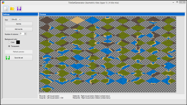 Скриншот из TileSetGenerator