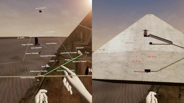 Great Pyramid VR game for Linux 1