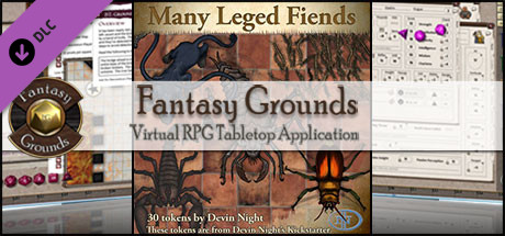 Fantasy Grounds - Many-Legged Fiends (Token Pack) cover art