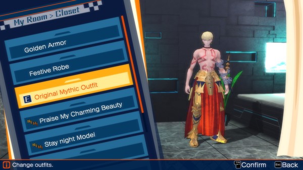 Скриншот из Fate⁄EXTELLA - Original Mythic Outfit Скриншот из Fate⁄EXTELLA - Original Mythic Outfit