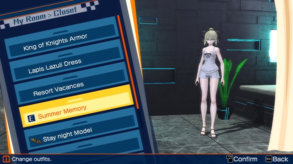 Скриншот из Fate⁄EXTELLA - Summer Memory