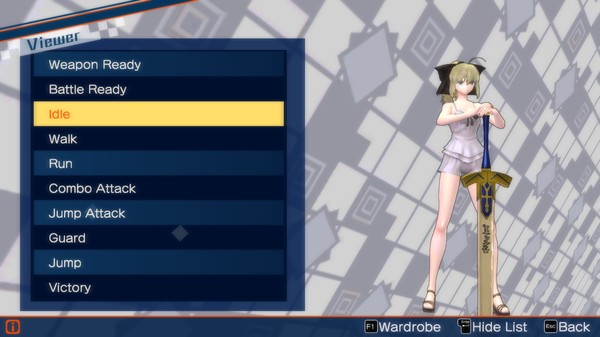 Скриншот из Fate⁄EXTELLA - Summer Memory