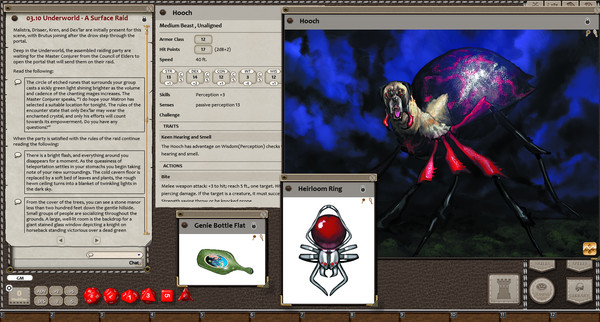 Скриншот из Fantasy Grounds - Of Drow Origin (5E)