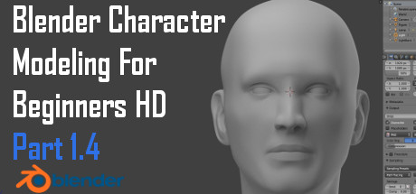 Blender Character Modeling For Beginners HD: Modeling The Human Head Form - Part 2 cover art