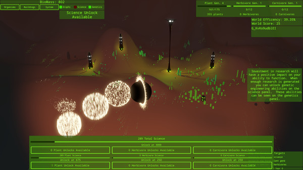 Скриншот из Intelligent Design: An Evolutionary Sandbox