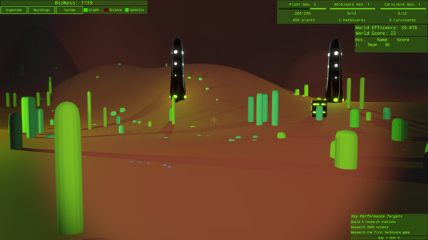 Скриншот из Intelligent Design: An Evolutionary Sandbox
