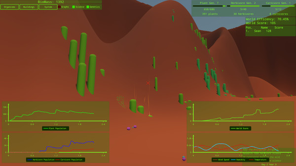 Скриншот из Intelligent Design: An Evolutionary Sandbox