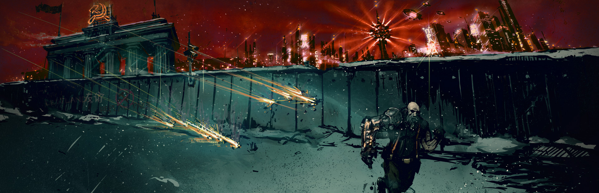 All Walls Must Fall - A Tech-Noir Tactics Game