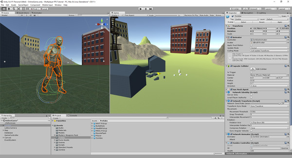 Скриншот из Multiplayer FPS Tutorial Demo