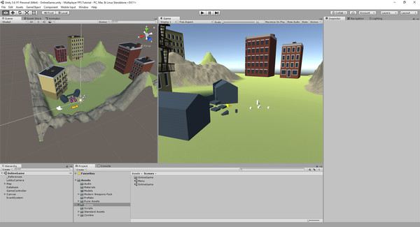 Скриншот из Multiplayer FPS Tutorial Demo