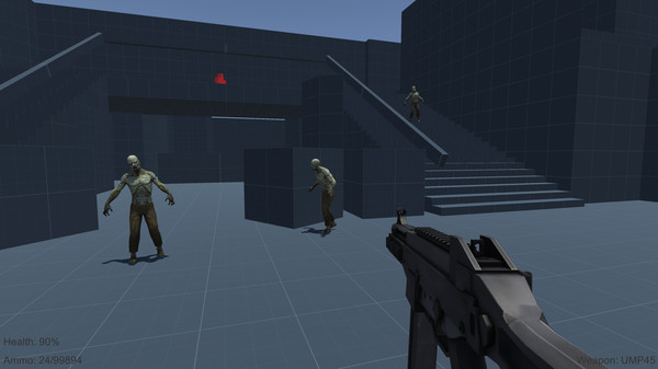 Скриншот из Multiplayer FPS Tutorial Demo