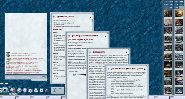 Скриншот из Fantasy Grounds - Hellfrost: Siege of Watch Gap Fort (Savage Worlds)