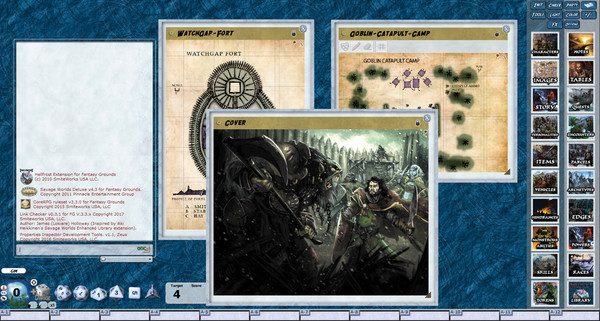 Скриншот из Fantasy Grounds - Hellfrost: Siege of Watch Gap Fort (Savage Worlds)