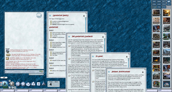 Скриншот из Fantasy Grounds - Hellfrost: Siege of Watch Gap Fort (Savage Worlds)