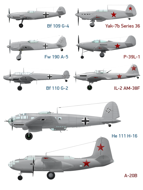 il-2 sturmovik battle of stalingrad aircraft recognition
