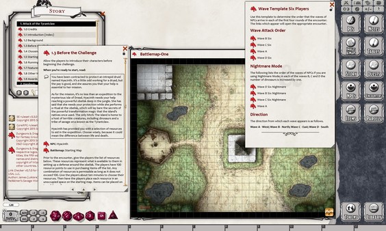 Скриншот из Fantasy Grounds - Dungeons & Dragons - Lair Assault: Attack of the Tyrantclaw (5E)