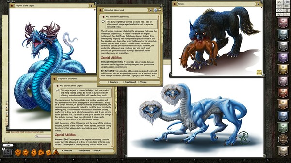 Скриншот из Fantasy Grounds - Winter’s Roar: Vikmordere Bestiary (PFRPG)