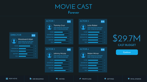 Movie Studio Tycoon recommended requirements