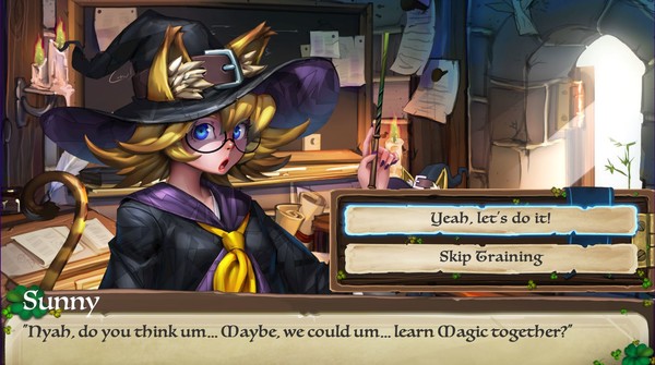 Faulty Apprentice - Fantasy visual novel screenshot