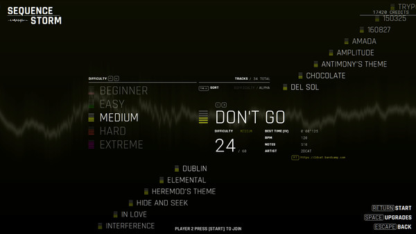 SEQUENCE STORM minimum requirements