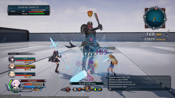 Скриншот из Cyberdimension Neptunia: 4 Goddesses Online
