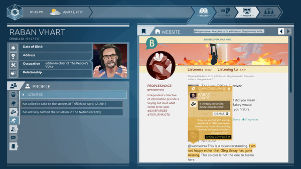 Orwell: Ignorance is Strength for linux