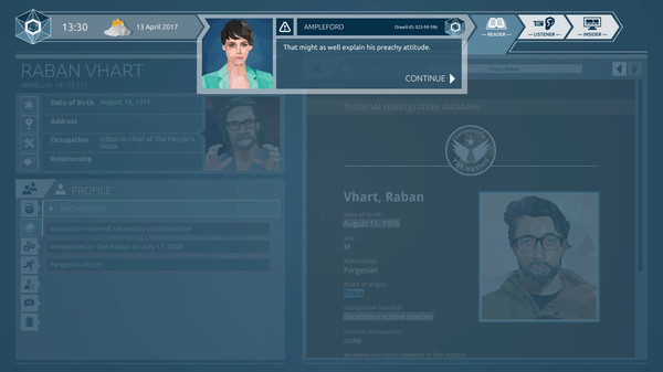 Скриншот из Orwell: Ignorance is Strength Скриншот из Orwell: Ignorance is Strength