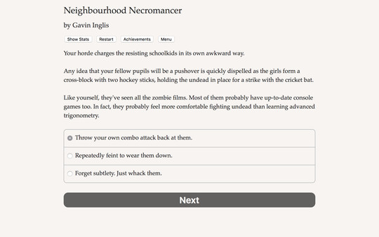 Neighbourhood Necromancer minimum requirements