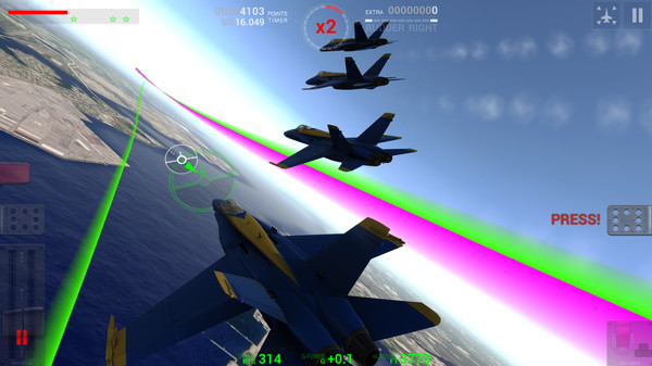 Blue Angels Aerobatic Flight Simulator PC requirements