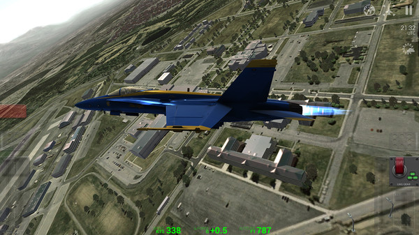 Blue Angels Aerobatic Flight Simulator minimum requirements