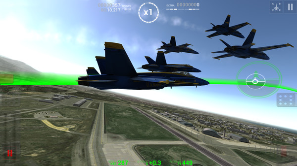 Blue Angels Aerobatic Flight Simulator