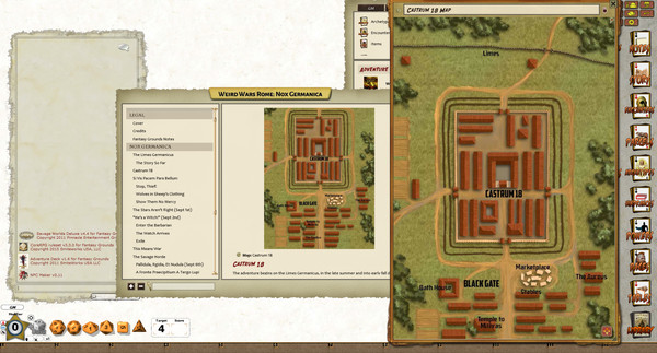 Скриншот из Fantasy Grounds - Weird Wars Rome: Nox Germanica (Savage Worlds)