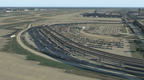 Скриншот из X-Plane 11 - Add-on: Aerosoft - Airport Dallas⁄Fort Worth International