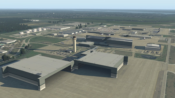 Скриншот из X-Plane 11 - Add-on: Aerosoft - Airport Dallas⁄Fort Worth International