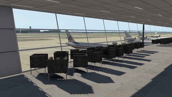 Скриншот из X-Plane 11 - Add-on: Aerosoft - Airport Dallas⁄Fort Worth International