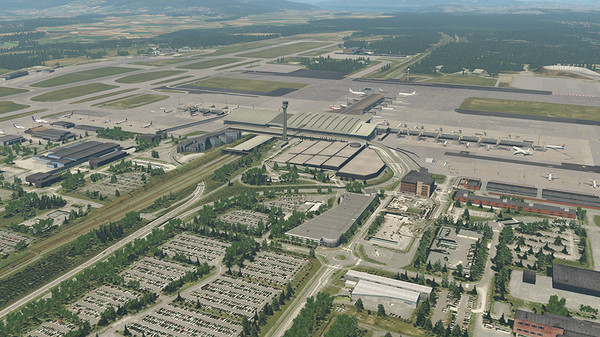 Скриншот из X-Plane 11 - Add-on: Aerosoft - Airport Oslo