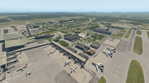 Скриншот из X-Plane 11 - Add-on: Aerosoft - Airport Oslo