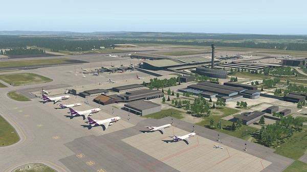 Скриншот из X-Plane 11 - Add-on: Aerosoft - Airport Oslo
