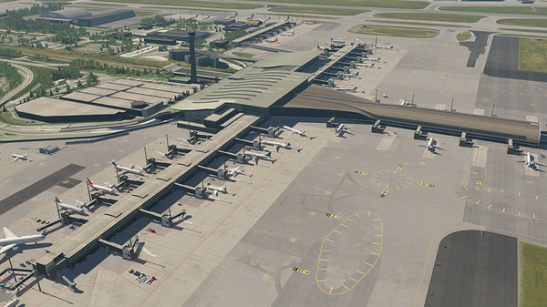Скриншот из X-Plane 11 - Add-on: Aerosoft - Airport Oslo