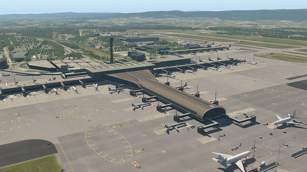Скриншот из X-Plane 11 - Add-on: Aerosoft - Airport Oslo