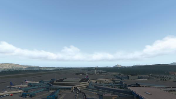 Скриншот из X-Plane 11 - Add-on: Aerosoft - Airport Bergen