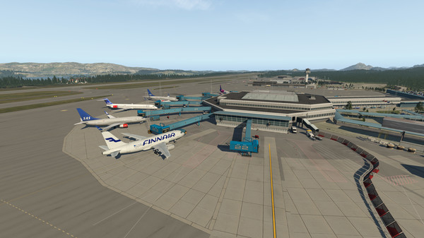 Скриншот из X-Plane 11 - Add-on: Aerosoft - Airport Bergen