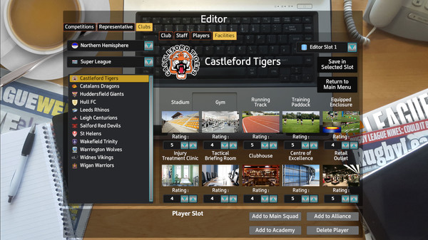 Скриншот из Rugby League Team Manager 2018