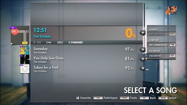 Скриншот из Rocksmith® 2014 Edition – Remastered – The Strokes - “12:51”