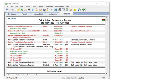 Family Tree Heritage™ Platinum 15 – Windowsfor windows and Linux 1