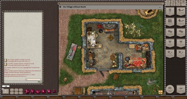 скриншот Fantasy Grounds - Orc Town: Orc Village (Map Pack) 1